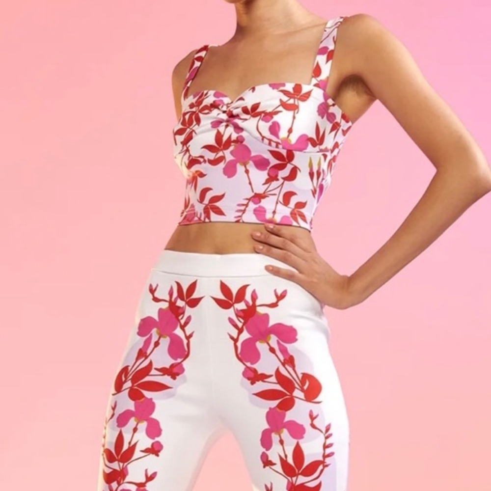 Cynthia Rowley Pink Devi Bonded Tank Top nwot S